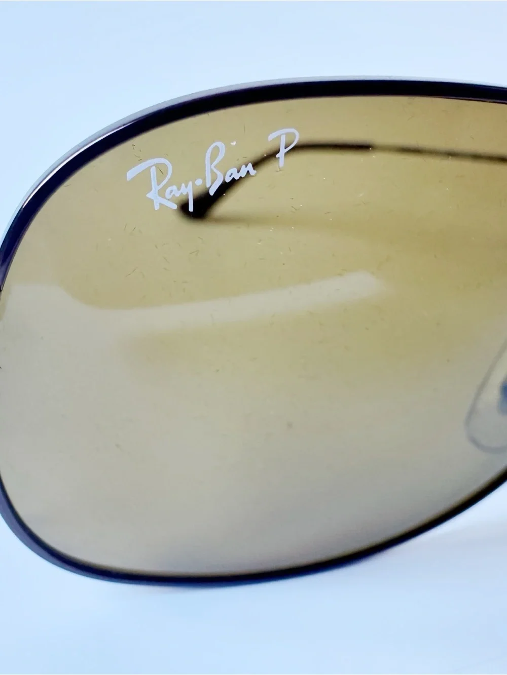 Ray Ban Unisex Polarized Brown Aviator Sunglasses Model RB3267